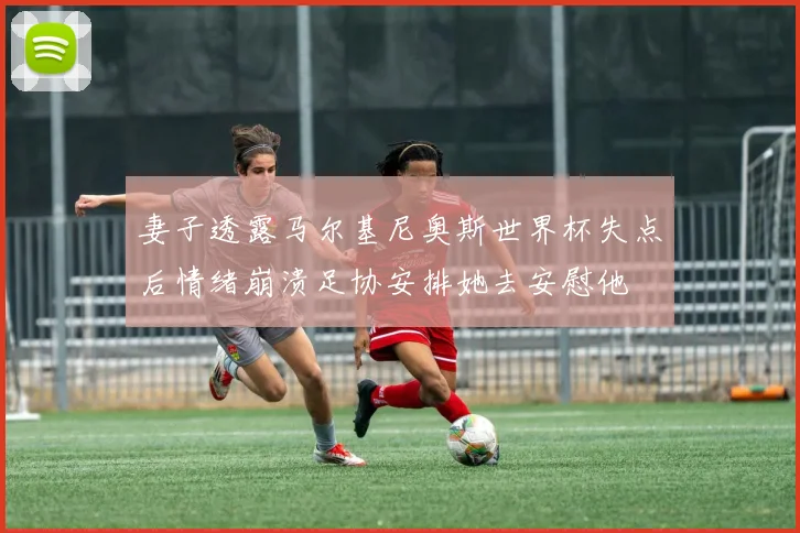 妻子透露马尔基尼奥斯世界杯失点后情绪崩溃足协安排她去安慰他